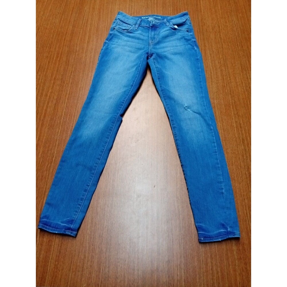 Old Navy Women Blue Jeans 2 Tall Mid- Rise